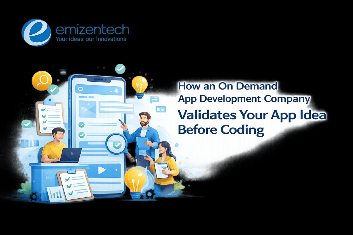 How an On Demand App Development Company Validates Your App Idea Before Coding