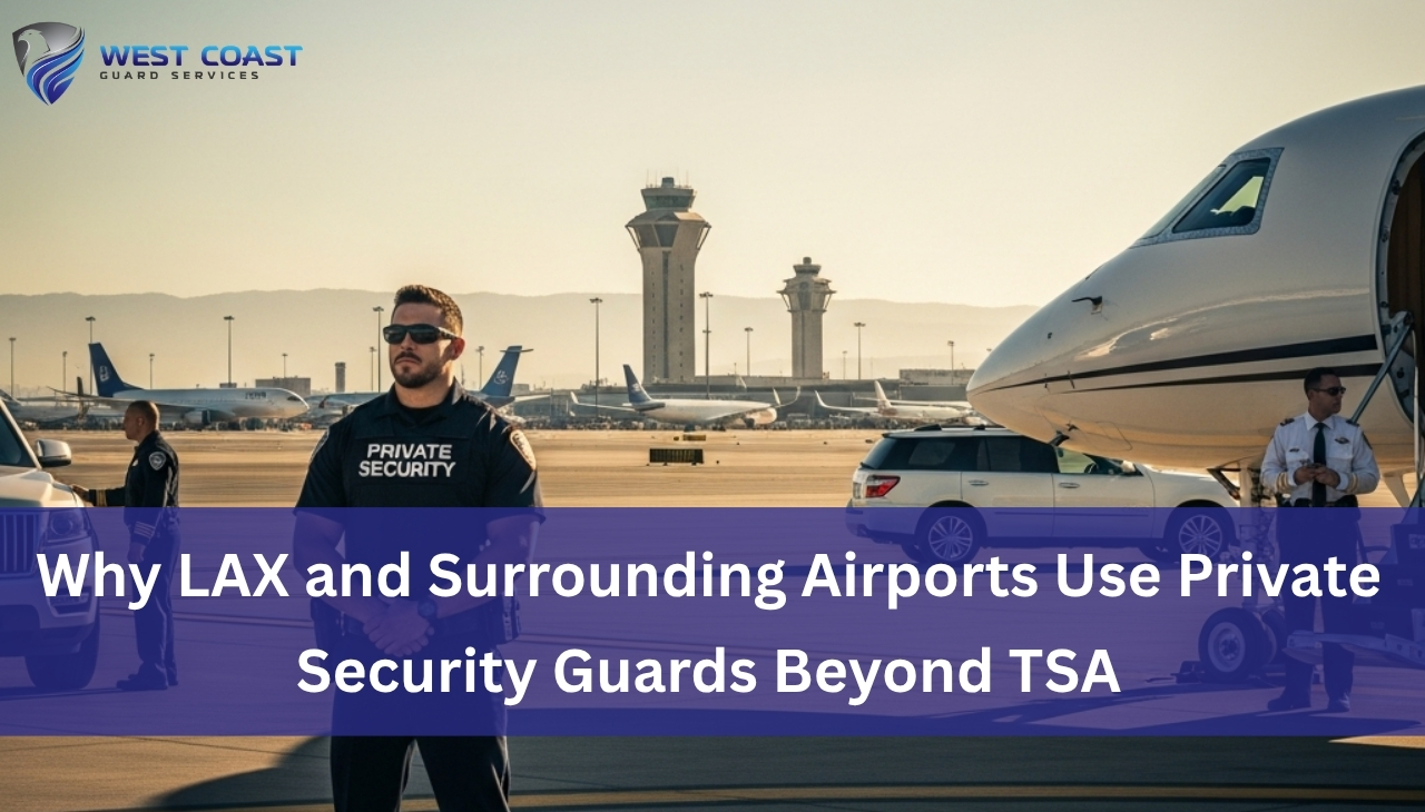 Why LAX and Surrounding Airports Use Private Security Guards Beyond TSA