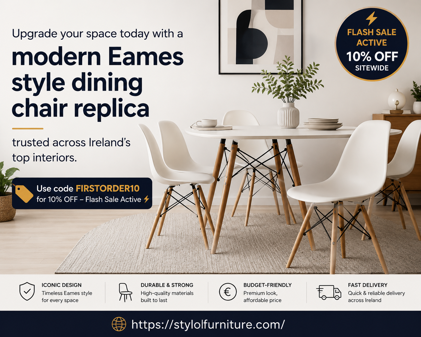 Eames Style Dining Chair Replica – Durable, Stylish & Budget-Friendly (2026 EU Buying Guide)